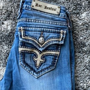 Rock Revival Amber Boot jeans SZ 30 inseam 34